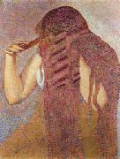 Henri Edmond Cross The Head of Hair oil